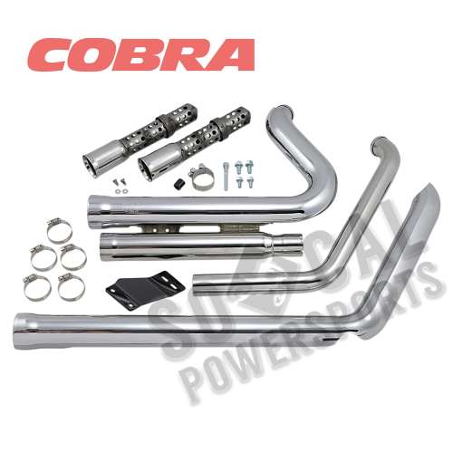 Cobra - Cobra Speedster 909 Exhaust System - Chrome - 6711