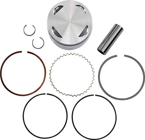 J.E. Pistons - J.E. Pistons Round Piston Kit - 3.00mm Oversize to 100.00mm, 10.5:1 Compression - 128995