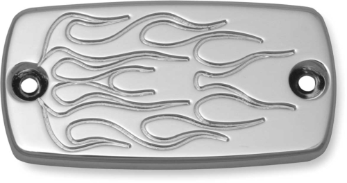 Baron Custom Accessories - Baron Custom Accessories Master Cylinder Cover - Flame - BA-7626-03