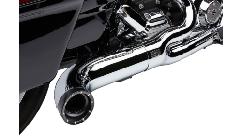 Cobra - Cobra Turnout 2-Into-1 Exhaust Systems - Chrome - 6270-1