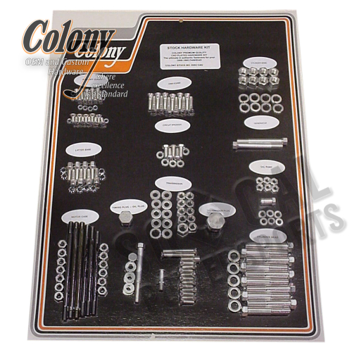 Colony - Colony Complete Stock Hardware Kit - Cadmium - 8303 CAD