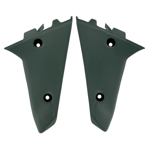 UFO Plastics - UFO Plastics Lower Radiator Covers - Black - HU03318-380