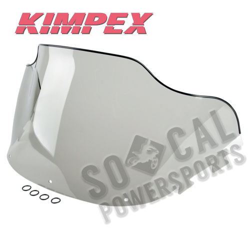 Kimpex - Kimpex Polycarbonate Winsdhield - Med - 15in. - Smoke - 06-226-03