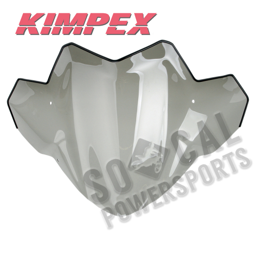 Kimpex - Kimpex Polycarbonate Windshield - 18.27in Height - Smoke - 274974