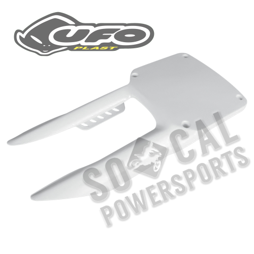 UFO Plastics - UFO Plastics Front Number Plate - White - SU02960041