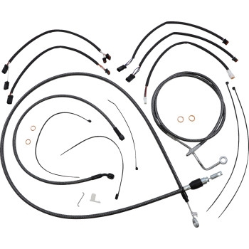 Magnum - Magnum Karbonfiber Handlebar Installation Kit for 15in-17in. Ape - 7871132