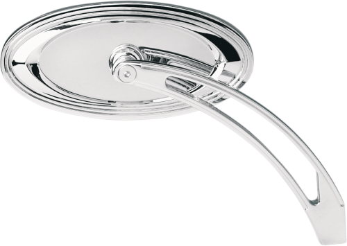 Arlen Ness - Arlen Ness Die-Cast Oval Stepped Mirror - Chrome - 13-044