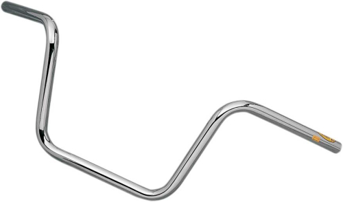 Flanders - Flanders 1in. Mini Ape Hanger Classic Bend Handlebar - Unknurled and Non Dimpled - Chrome - 650-08091