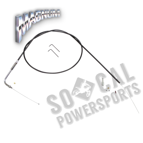Magnum - Magnum BYO Build Your Own Throttle/Idle Cable Kit - Black Vinyl - 494639