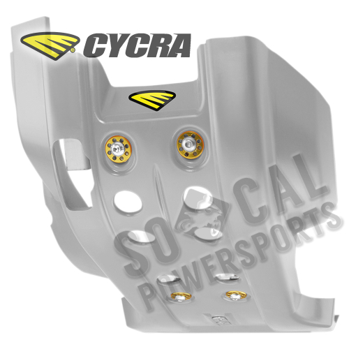 Cycra - Cycra Full Combat Skid Plate - Gray - 1CYC-6213-80
