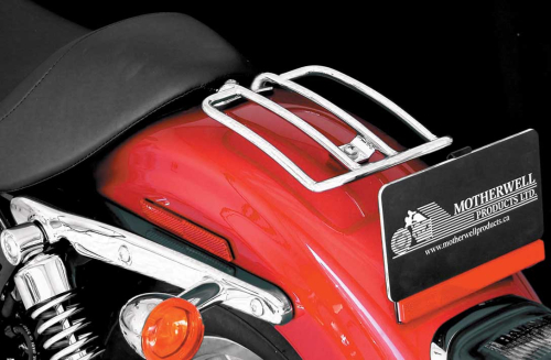 Motherwell - Motherwell 6in. Solo Luggage Rack - Chrome - MWL-216-CH