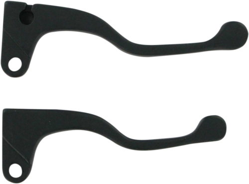 Parts Unlimited - Parts Unlimited Shorty Style Power Brake Lever Set - Black - 44-4106