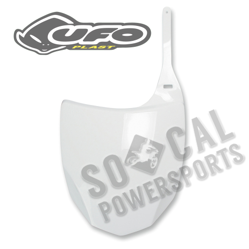 UFO Plastics - UFO Plastics Front Number Plate - White - KA03797-047