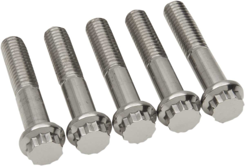 Diamond Engineering - Diamond Engineering 12-Point Stainless Steel Coarse Thread Bolt Refill Packs - 7/16in.-14 x 2 1/4in. - TC0722HP-5