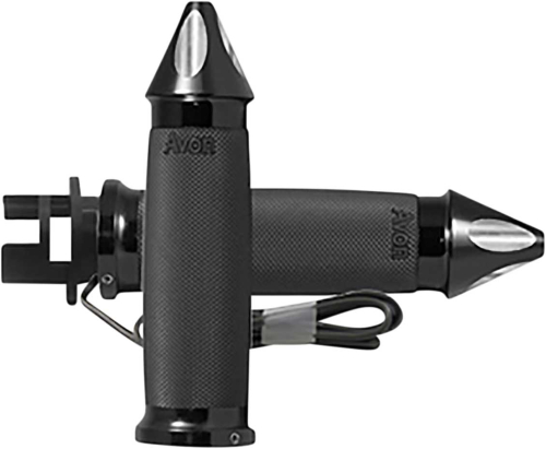 Avon Grips - Avon Grips Custom Spike Heated Grips - Black Anodized - MT-IN-CC-86-S-H