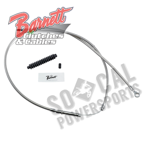 Barnett - Barnett Stainless Clear-Coated Clutch Cable (+8in.) - 102-30-10046-8