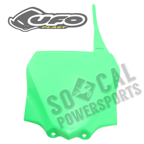 UFO Plastics - UFO Plastics Front Number Plate - Neon Green - KA04730-AFLU