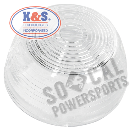 K&S Technologies - K&S Technologies DOT Approved Turn Signal Replacement Lens - Clear - 25-1040C