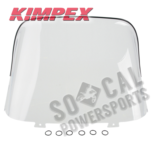 Kimpex - Kimpex Polycarbonate Windshield - Standard - 16in. - Clear - 06-706