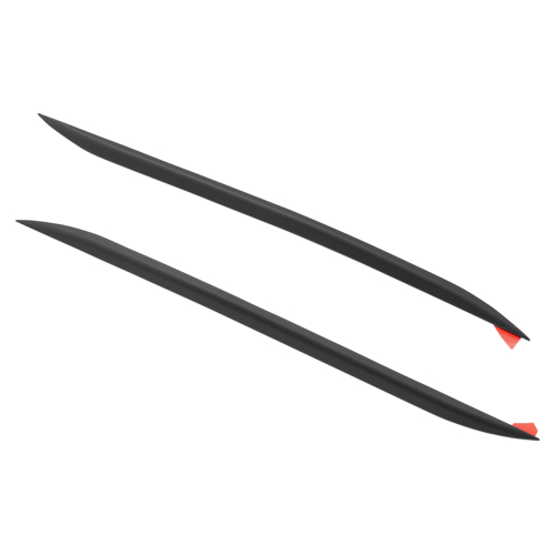 Show Chrome - Show Chrome Front Fender Side Accent - Black - 52-941BK