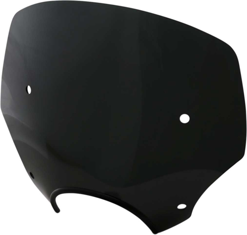 Memphis Shades - Memphis Shades El Paso Sportshield Windshield (7in. Cutout) - 13in. - Dark Black Smoke - MEP5235