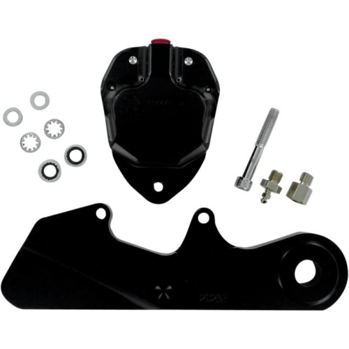 GMA Engineering - GMA Engineering 2-Piston Custom Rear Brake B-Caliper Kit - Smooth Black - GMA-202STSB