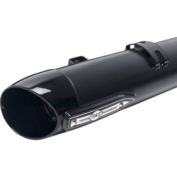 S&S Cycle - S&S Cycle 4in. Slip-On Mufflers - Slash-Cut Broadhead Black - 550-1075