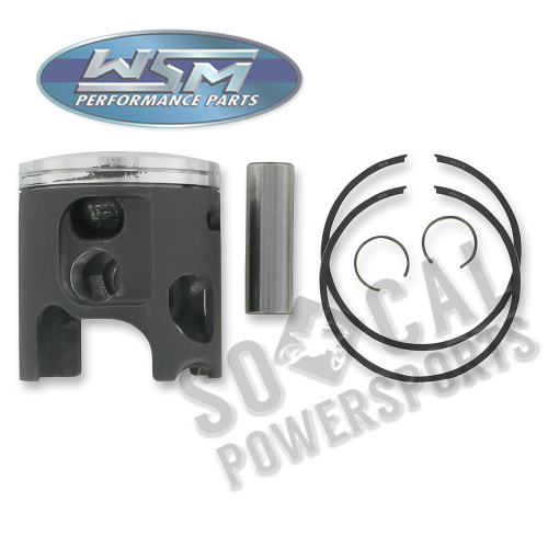 WSM - WSM Piston Kit - 0.50mm Oversize to 64.50mm Bore - 50-520-645K