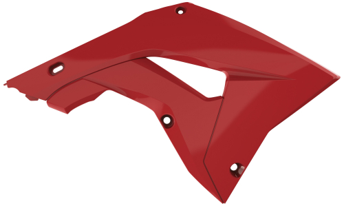 Polisport - Polisport Restyle Radiator Shroud - Red/Black - 8421600001