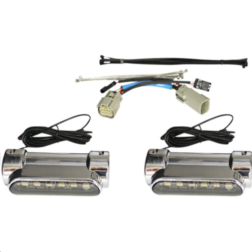 Custom Dynamics - Custom Dynamics Engine Guard LED - Chrome - CD-CB-AW-TKE-C