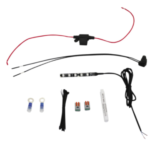 Custom Dynamics - Custom Dynamics Cheese Wedge Light Kit - Red - WEDGE-KIT-R