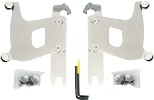 Memphis Shades - Memphis Shades Trigger-Lock Mount Kit for Bullet Fairing - Polished - MEK1975