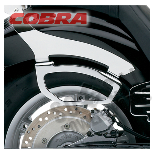 Cobra - Cobra Saddlebag Supports - Chrome - 02-6136