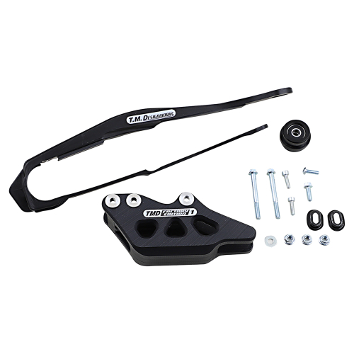T.M. Designworks - T.M. Designworks Dirt Cross Multi-Purpose Chain Slide-N-Guide Kit FE1 Guide - Black - DCK-OR3-BK