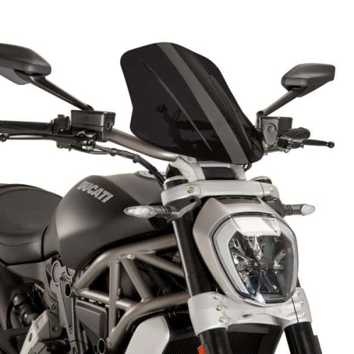 PUIG - PUIG Naked New Generation Touring Windscreen - Dark Smoke - 8922F