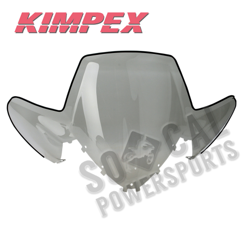 Kimpex - Kimpex Polycarbonate Windshield - 19in. High - Smoke - 06-238-04