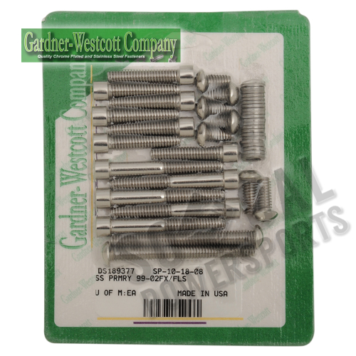 Gardner-Westcott - Gardner-Westcott Primary Stainless Steel Socket-Head Bolt Kit - SP-10-18-08