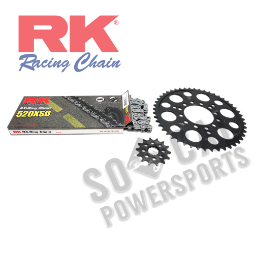RK - RK Quick Acceleration Chain Kit with Steel Sprocket - Natural - 2062-109P