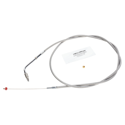 Barnett - Barnett Stainless Clear-Coated Throttle Cable (+8in.) - 102-30-30035-8