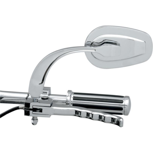 Russ Wernimont Designs - Russ Wernimont Designs Contoured Convex Mirrors - Left - Chrome - RWD-50046CL
