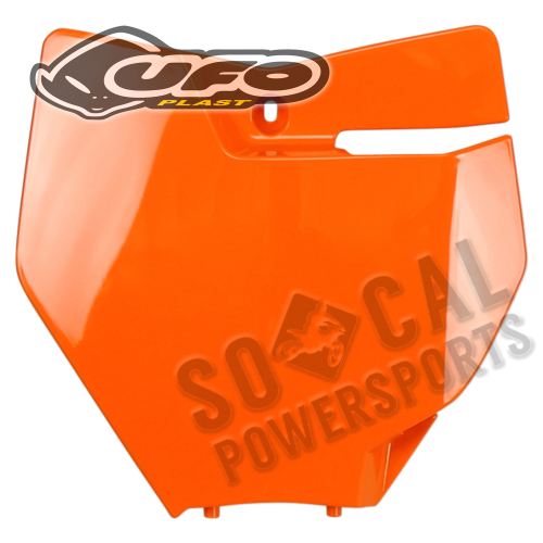 UFO Plastics - UFO Plastics Front Number Plate - KTM Orange - KT04063-127