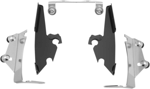 Memphis Shades - Memphis Shades Trigger-Lock Mount Kit for Fats/Slim Windshields - Black - MEB8962