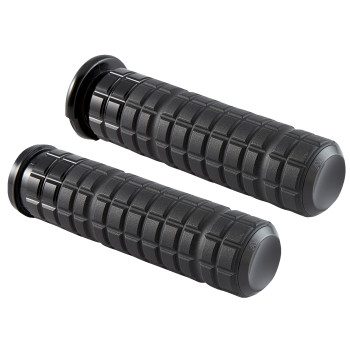 Arlen Ness - Arlen Ness SpeedLiner Grips - Black - 500-000