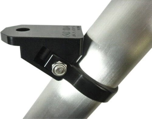 Axia Alloys - Axia Alloys A Pillar Light Clamp for Angled Bar - Black - MODAPLC-BK