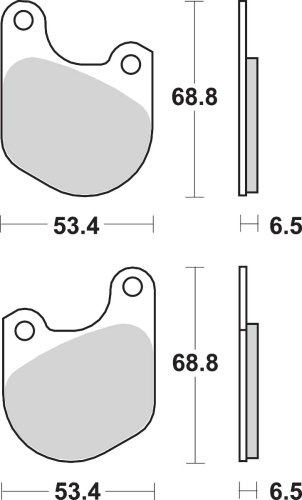 SBS - SBS HF Ceramic Brake Pads - 537H.HF