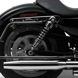Cycle Visions - Cycle Visions Bagger-Tail Kit for Dyna - Black Bag Mounts - CV405B