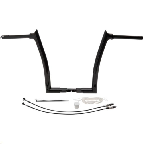 Fat Baggers, Inc. - Fat Baggers, Inc. 1-1/2in. EZ Install Pointed Top Handlebar Kit - Black - 809314-B