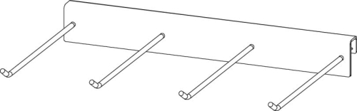 Icon - Icon Glove Peg Fixture - 4-Hook - 9903-0492