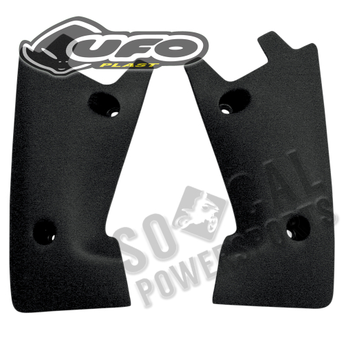 UFO Plastics - UFO Plastics Lower Radiator Covers - Black - HU03308-380
