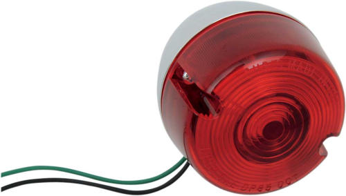 Chris Products - Chris Products Rear Turn Signal - Single-Filament with Red Lens - 8410R